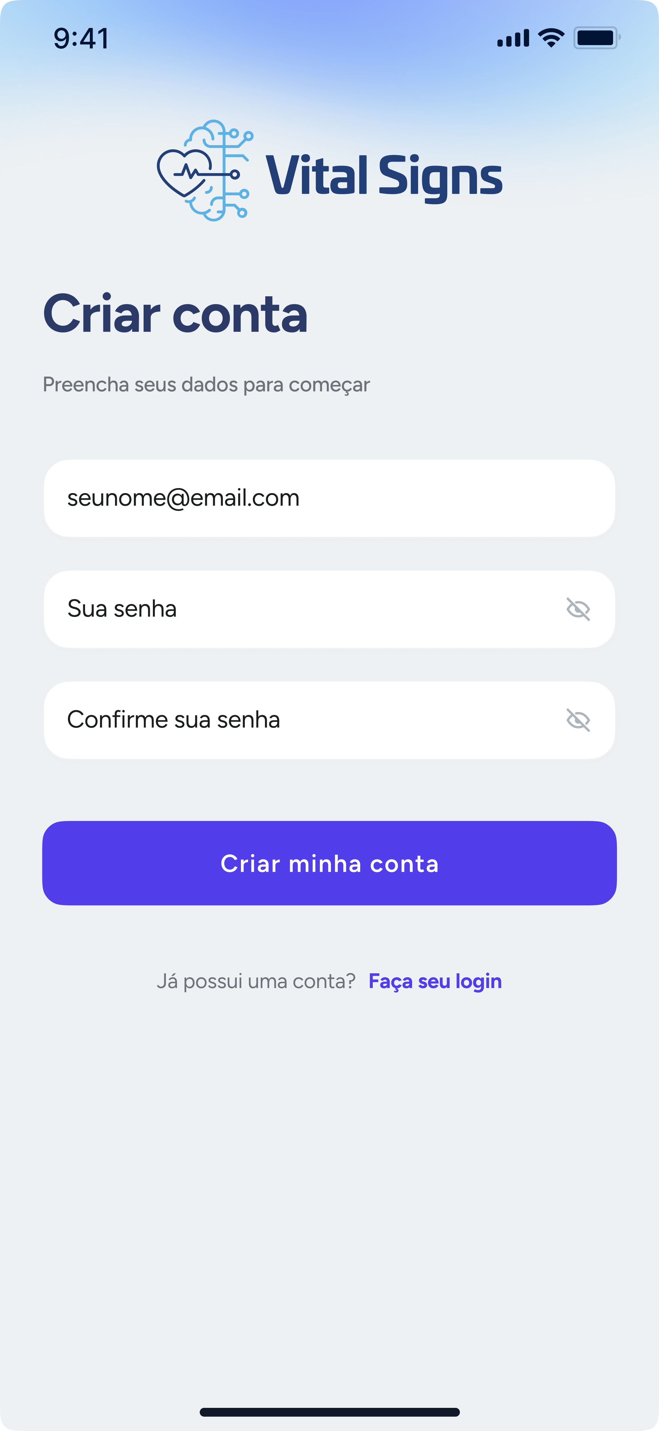 Criar Conta