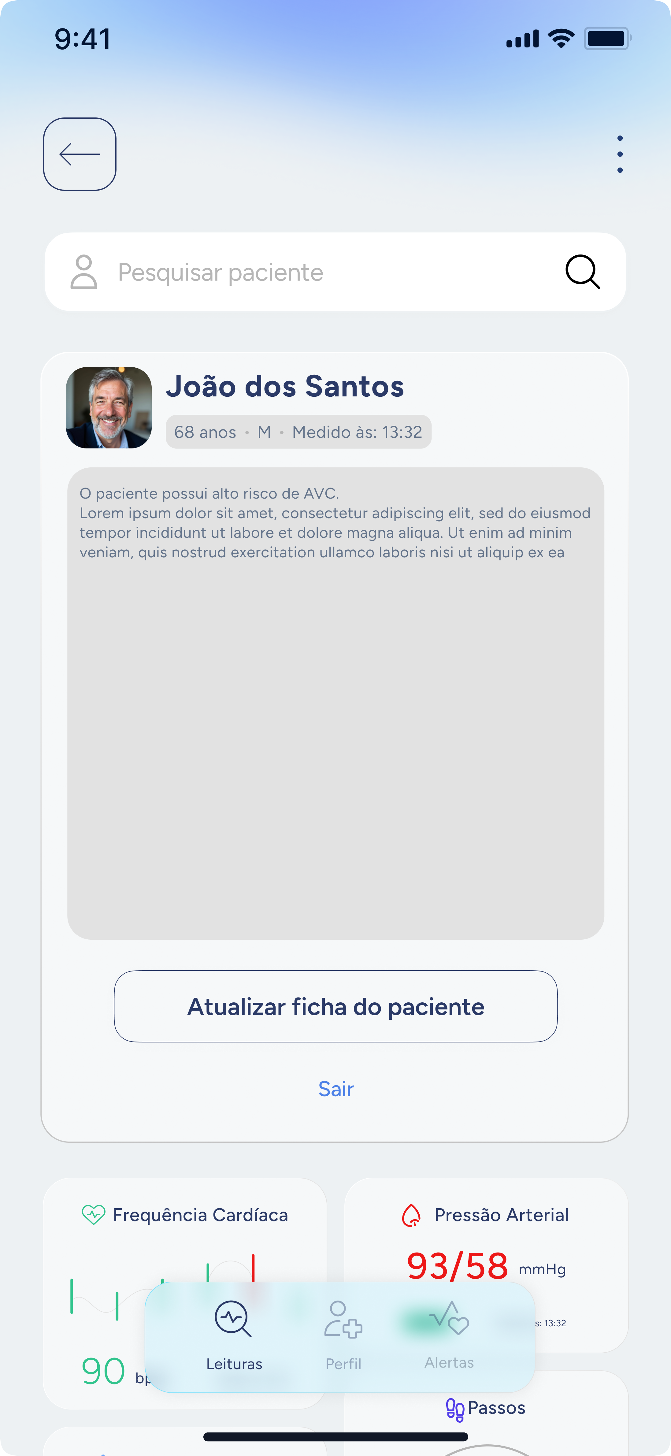 Perfil Paciente Ficha