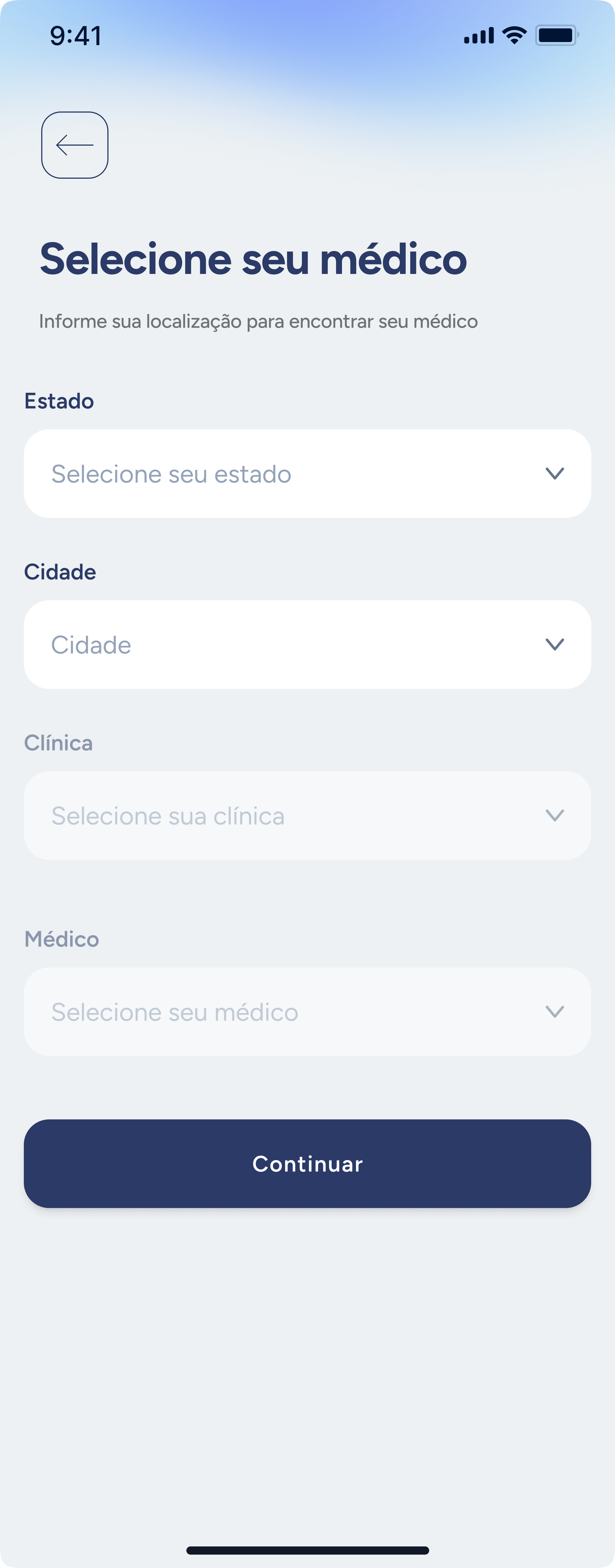 Selecionar Médico